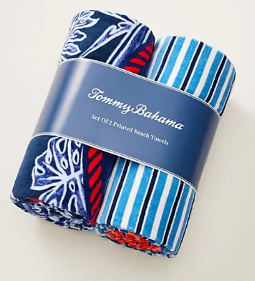 Heritage Hibiscus Beach Towels 